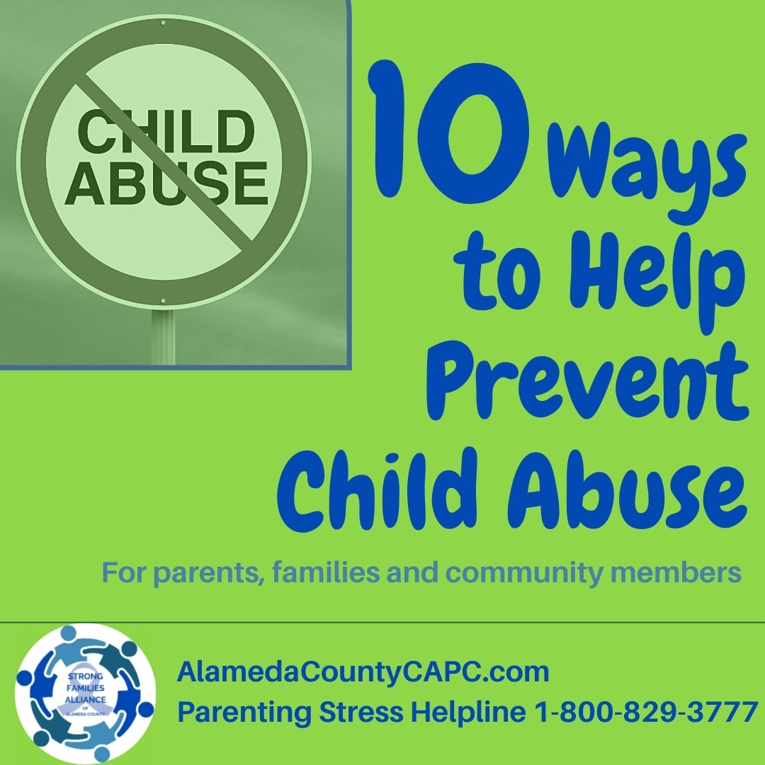 10 ways to prevent child abuse